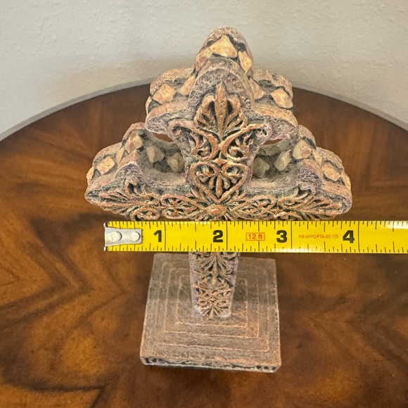 Distressed Ornate Decorative 8”  Cross Home Accent - Picture 10 of 10